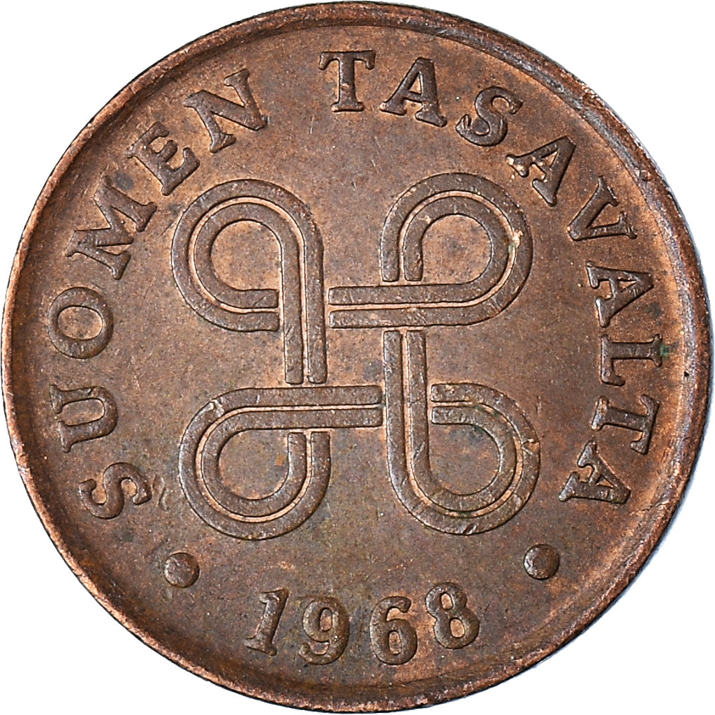 Moeda, Finlândia, Penni, 1968