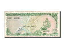 Maldives, 100 Rufiyaa, 1987, KM #14b, 1983-08-25, EF(40-45), B