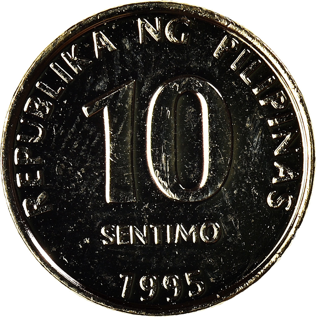 Moeda, Filipinas, 10 Sentimos, 1995