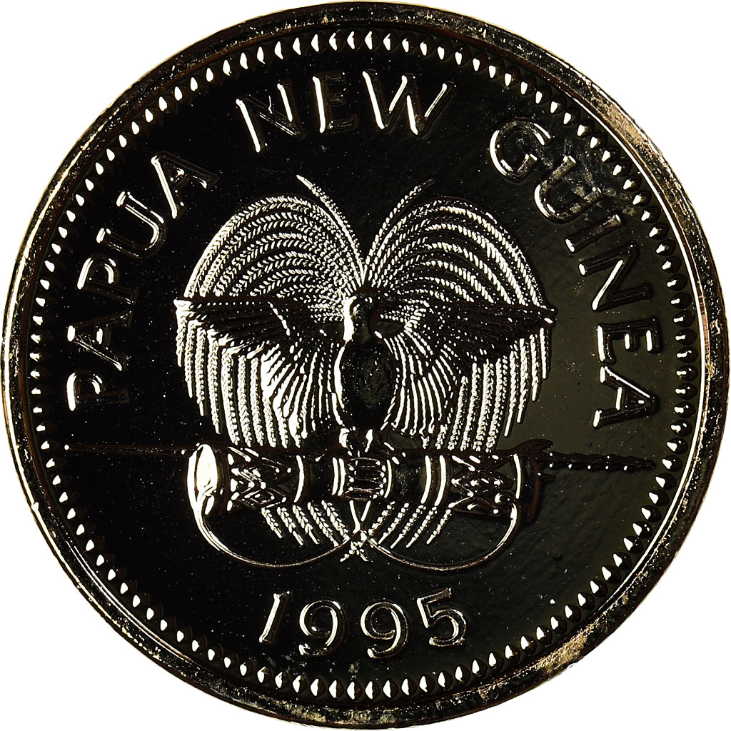 Coin, Papua New Guinea, 2 Toea, 1995