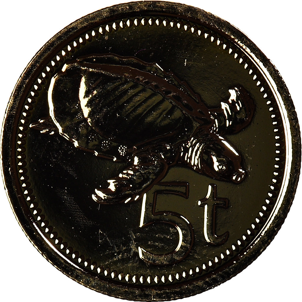 Münze, Papua New Guinea, 5 Toea, 1995