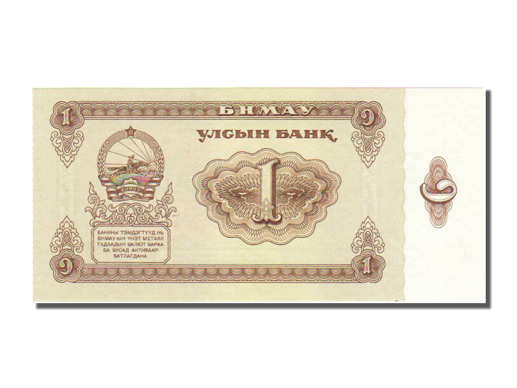 Geldschein, Mongolei, 1 Tugrik, 1983, UNZ