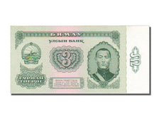 Biljet, Mongolië, 3 Tugrik, 1983, NIEUW