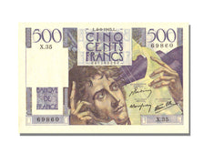 France, 500 Francs, 500 F 1945-1953 ''Chateaubriand'', 1945, KM #129a,...