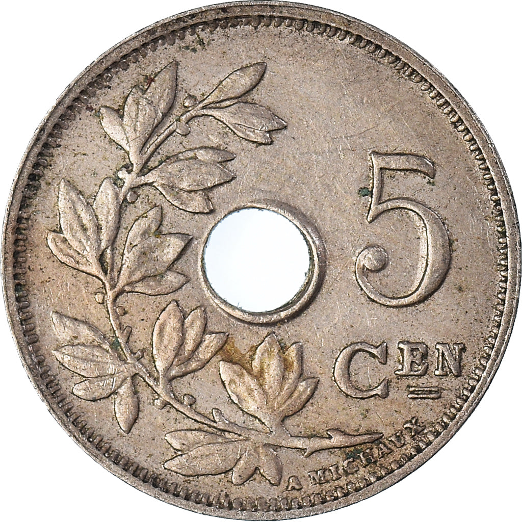 Münze, Belgien, 5 Centimes, 1924
