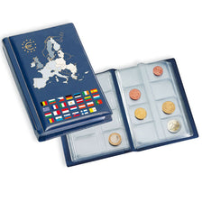 Coin Wallet for 12 Euro Coin Sets, blue, Azul, Leuchtturm:330102