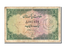 Pakistan, 1 Rupee, 1949, BB