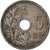 Coin, Belgium, 5 Centimes, 1913