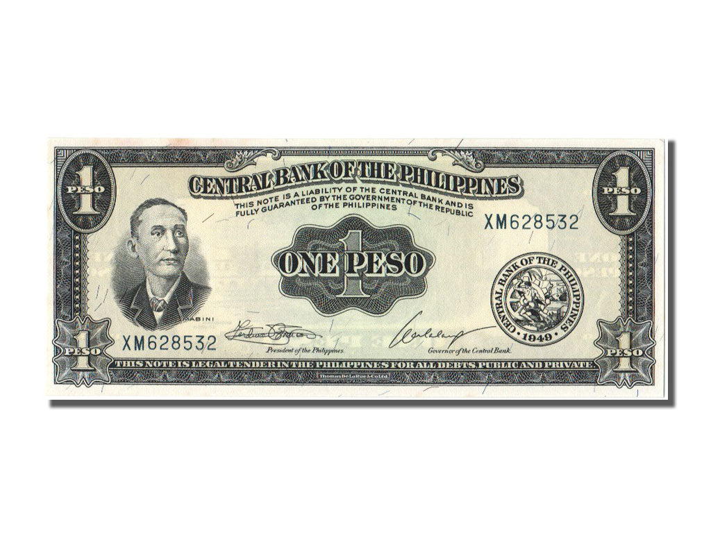 Banknote, Philippines, 1 Peso, 1949, UNC(65-70)
