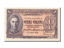 Malaya, 1 Cent, 1941, KM #6, 1941-07-01, UNC(65-70)