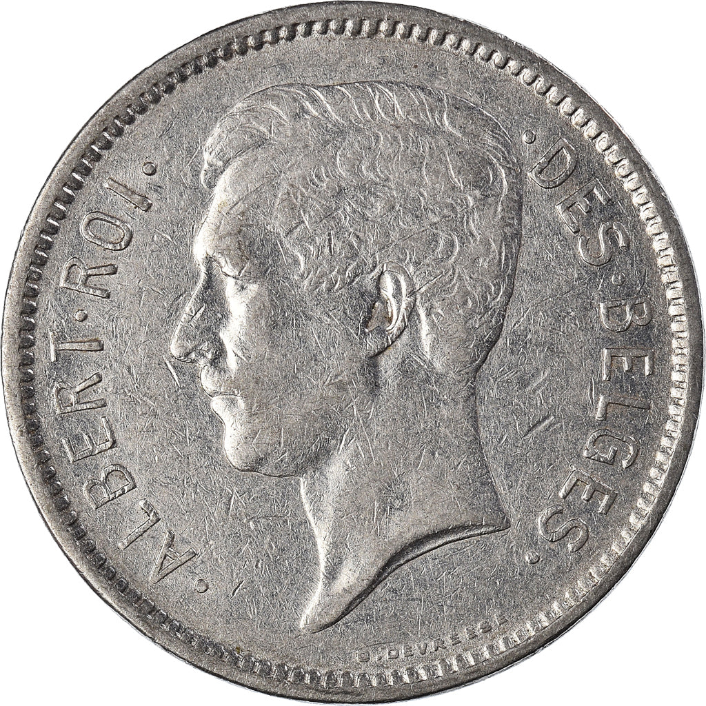 Coin, Belgium, 5 Francs, 5 Frank, 1931