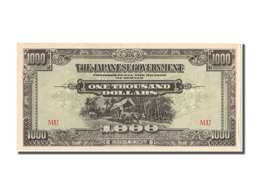 Banknote, MALAYA, 1000 Dollars, 1942, UNC(65-70)