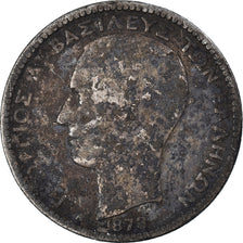 Coin, Greece, Drachma, 1873