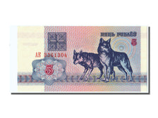 Belarus, 5 Rublei, 1992, KM #4, UNC(65-70), AK
