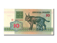 Belarus, 10 Rublei, 1992, KM #5, UNC(65-70), AE