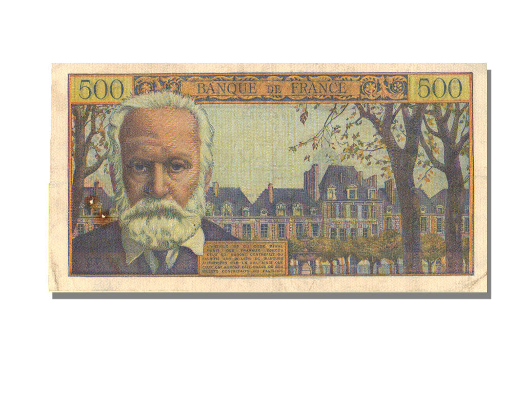 FRANCE, 500 Francs, 1957, KM #133b, 1957-02-07, EF(40-45), B.81, Fayette #35.6