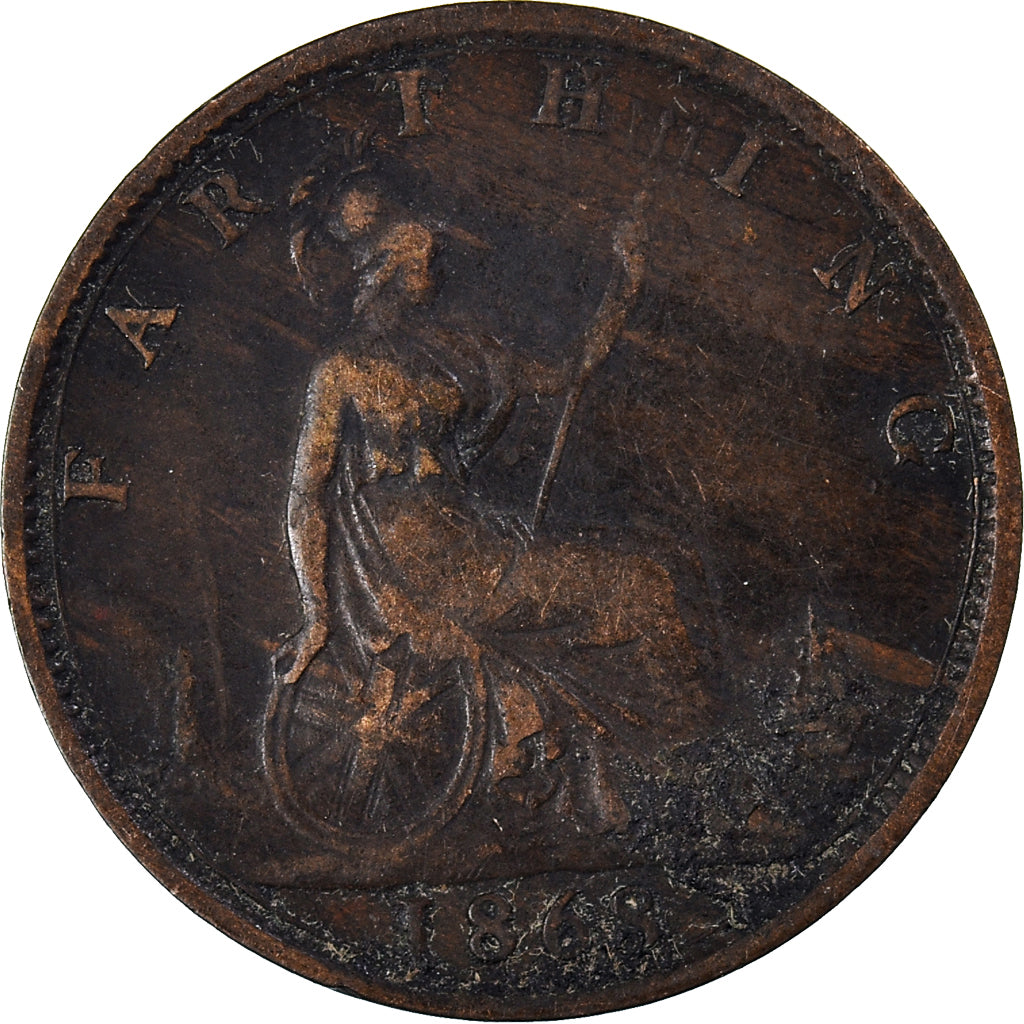 Moneta, Wielka Brytania, Farthing, 1868