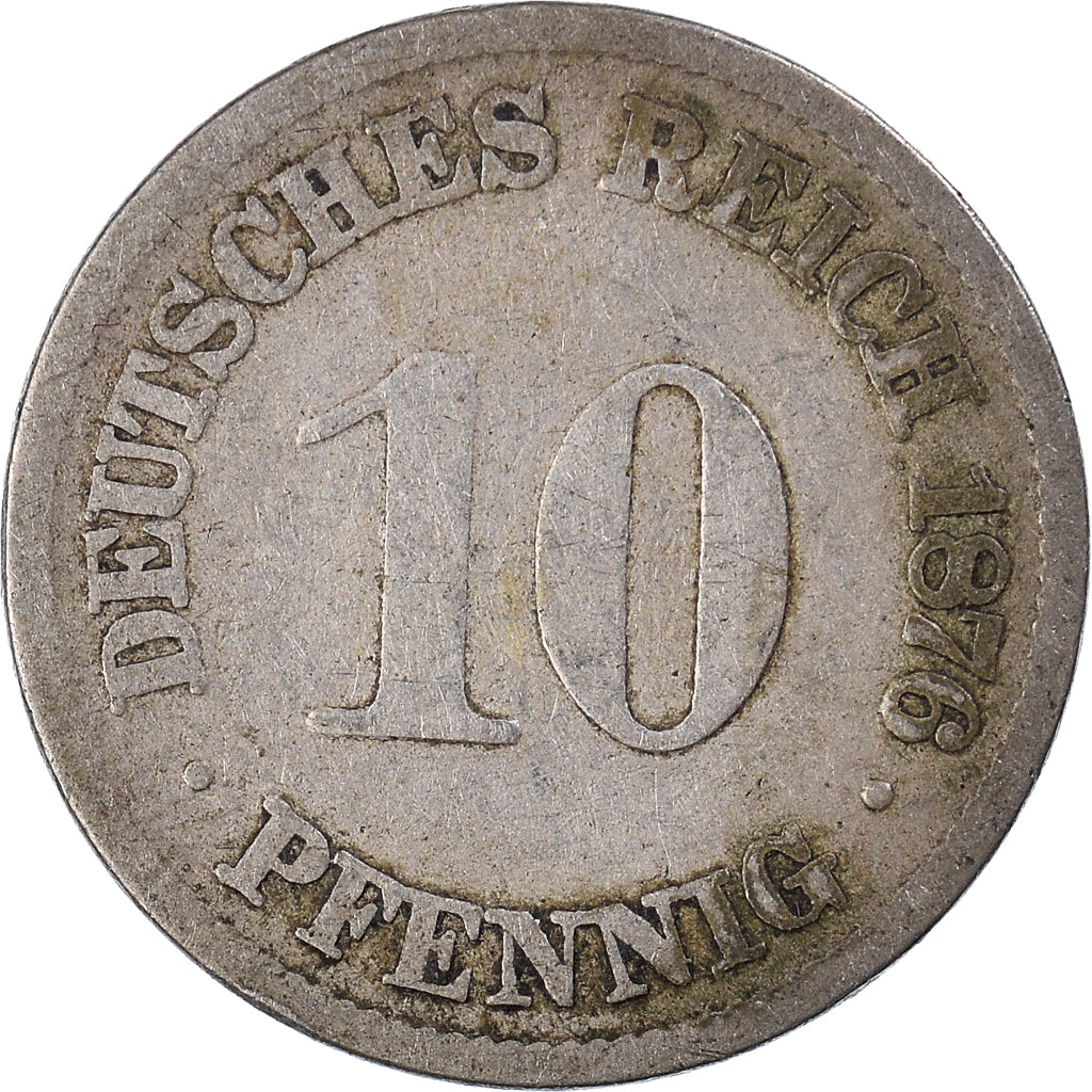 Moneda, ALEMANIA - IMPERIO, 10 Pfennig, 1897