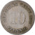 Moeda, ALEMANHA - IMPÉRIO, 10 Pfennig, 1897
