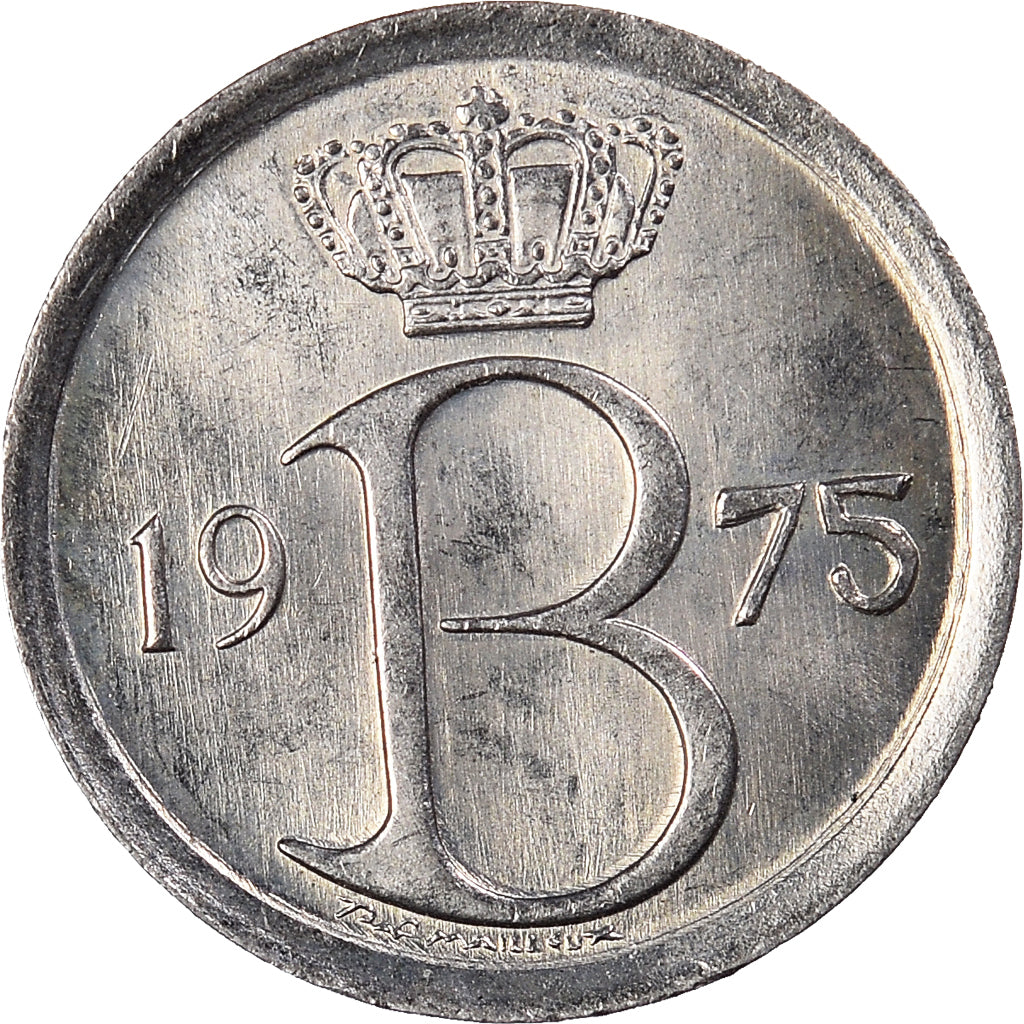 Moneta, Belgio, 25 Centimes, 1975