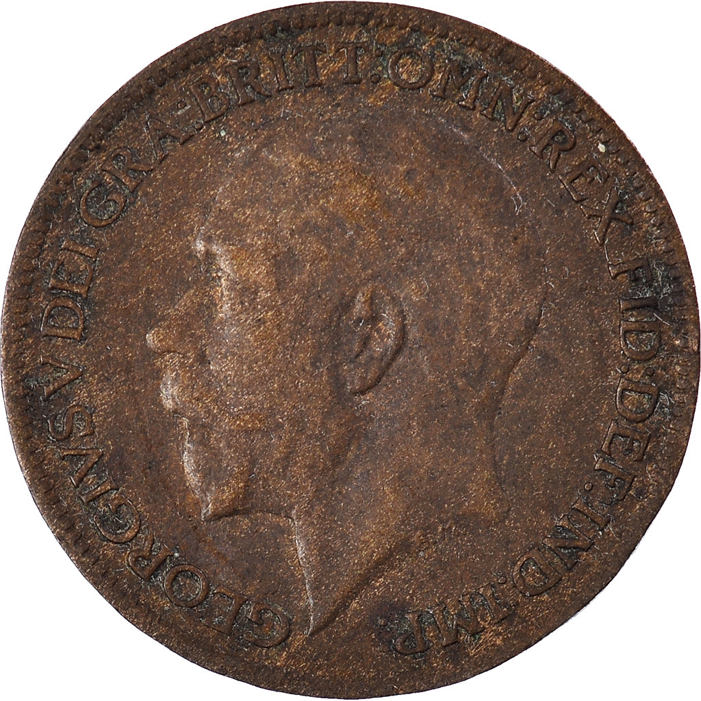 Munten, Groot Bretagne, Farthing, 1918