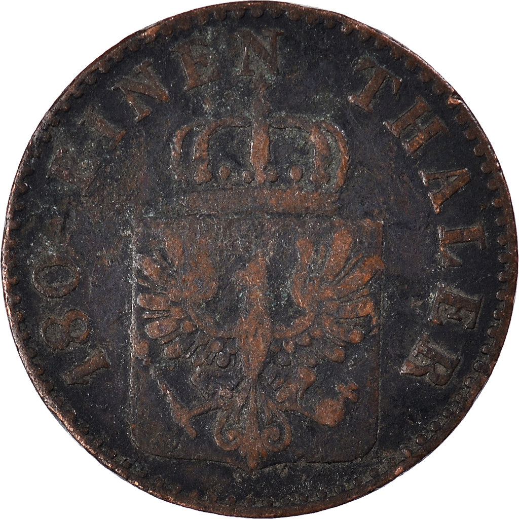 Deutsch Staaten, 2 Pfennig, 1863