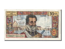 Banknote, France, 50 Nouveaux Francs, 50 NF 1959-1961 ''Henri IV'', 1959