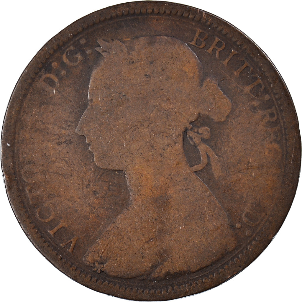 Münze, Großbritannien, 1/2 Penny, 1890
