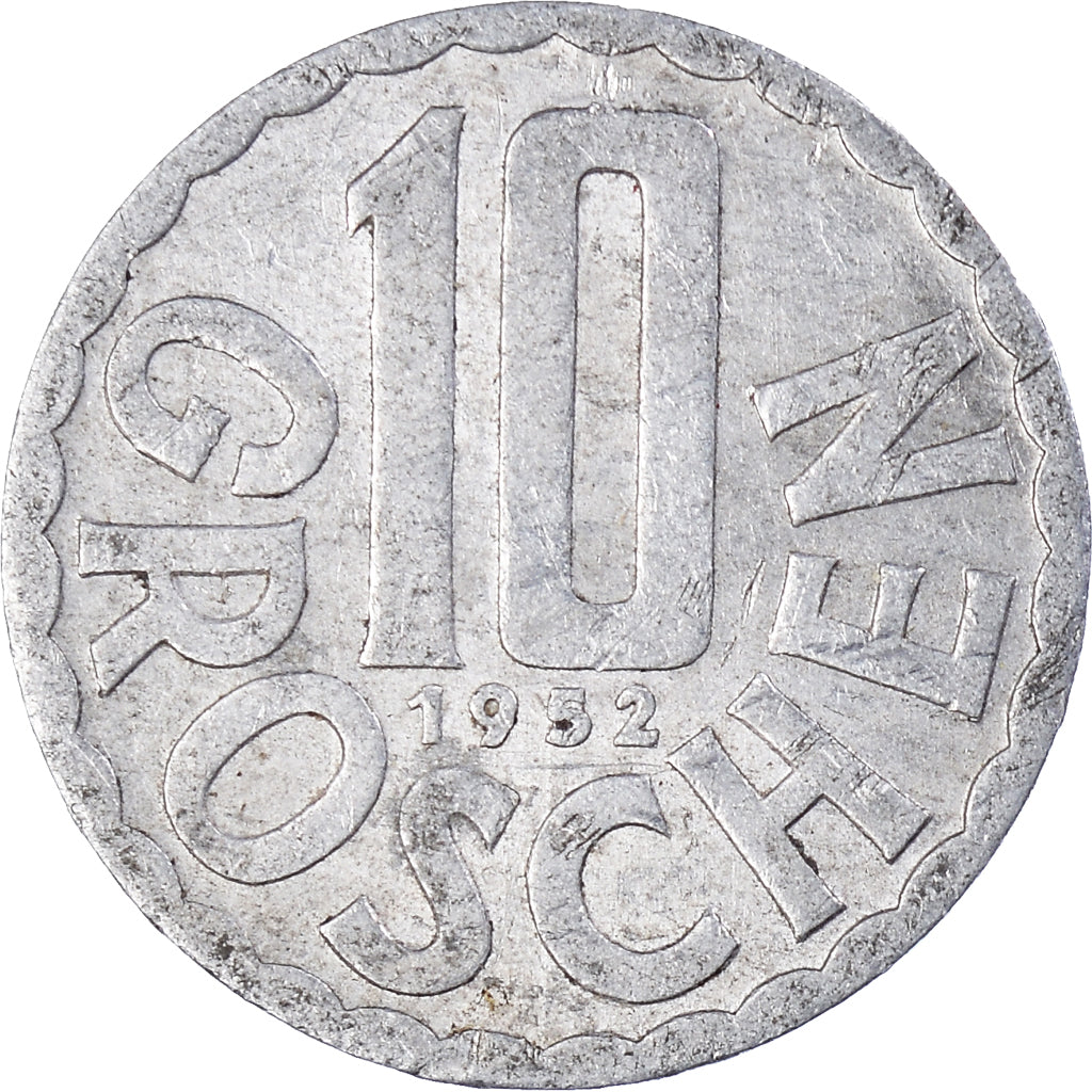 Coin, Austria, 10 Groschen, 1952