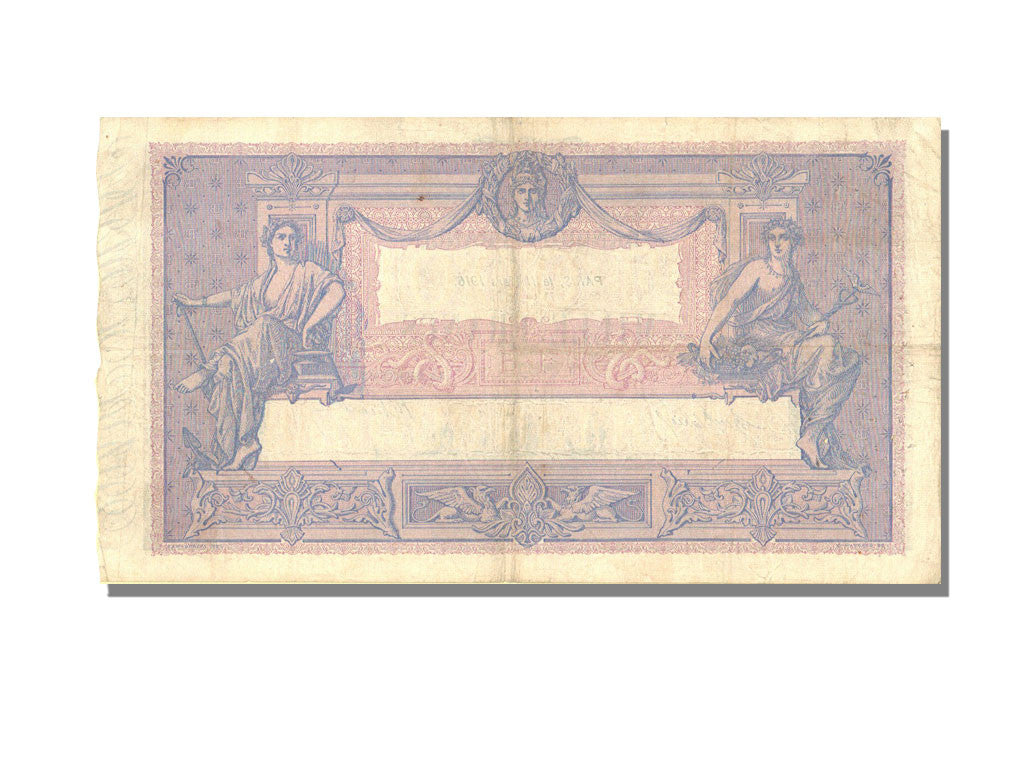 France, 1000 Francs, 1 000 F 1889-1926 ''Bleu et Rose'', 1916, KM #67g,...