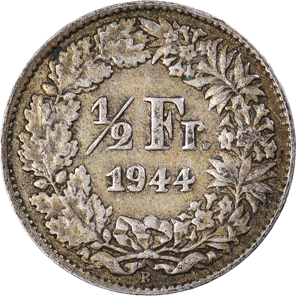 Moneta, Szwajcaria, 1/2 Franc, 1944