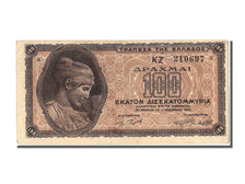 Greece, 100,000,000,000 Drachmai, 1944, KM #135a, 1944-11-03, AU(50-53), KZ