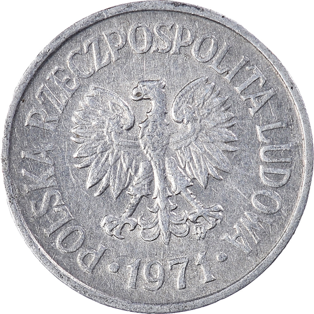 Münze, Polen, 10 Groszy, 1971