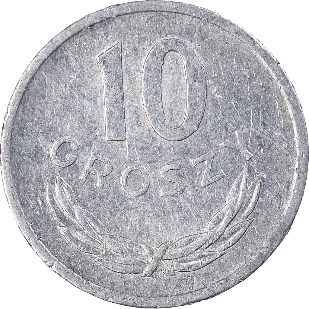 Münze, Polen, 10 Groszy, 1971