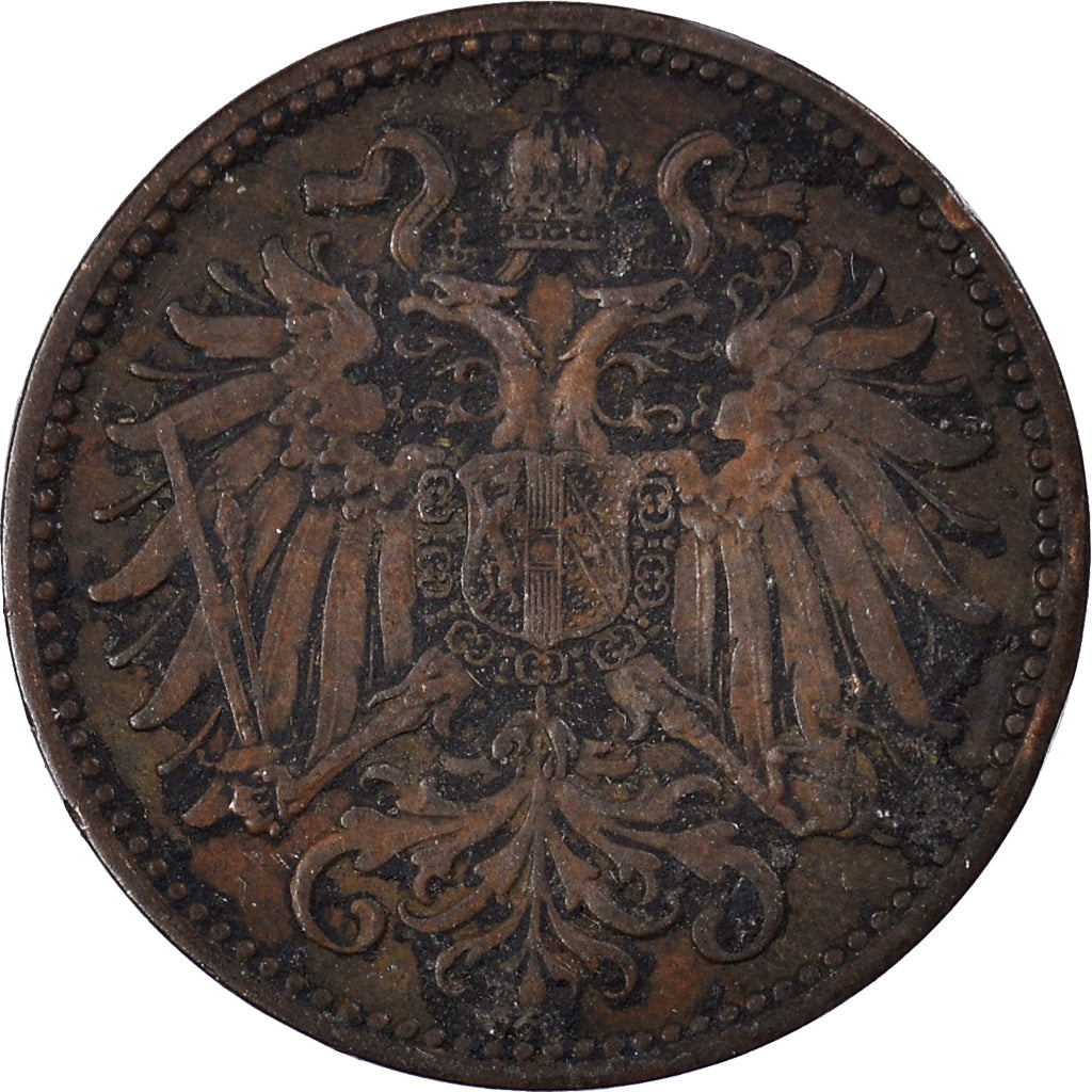 Coin, Austria, 2 Heller, 1906