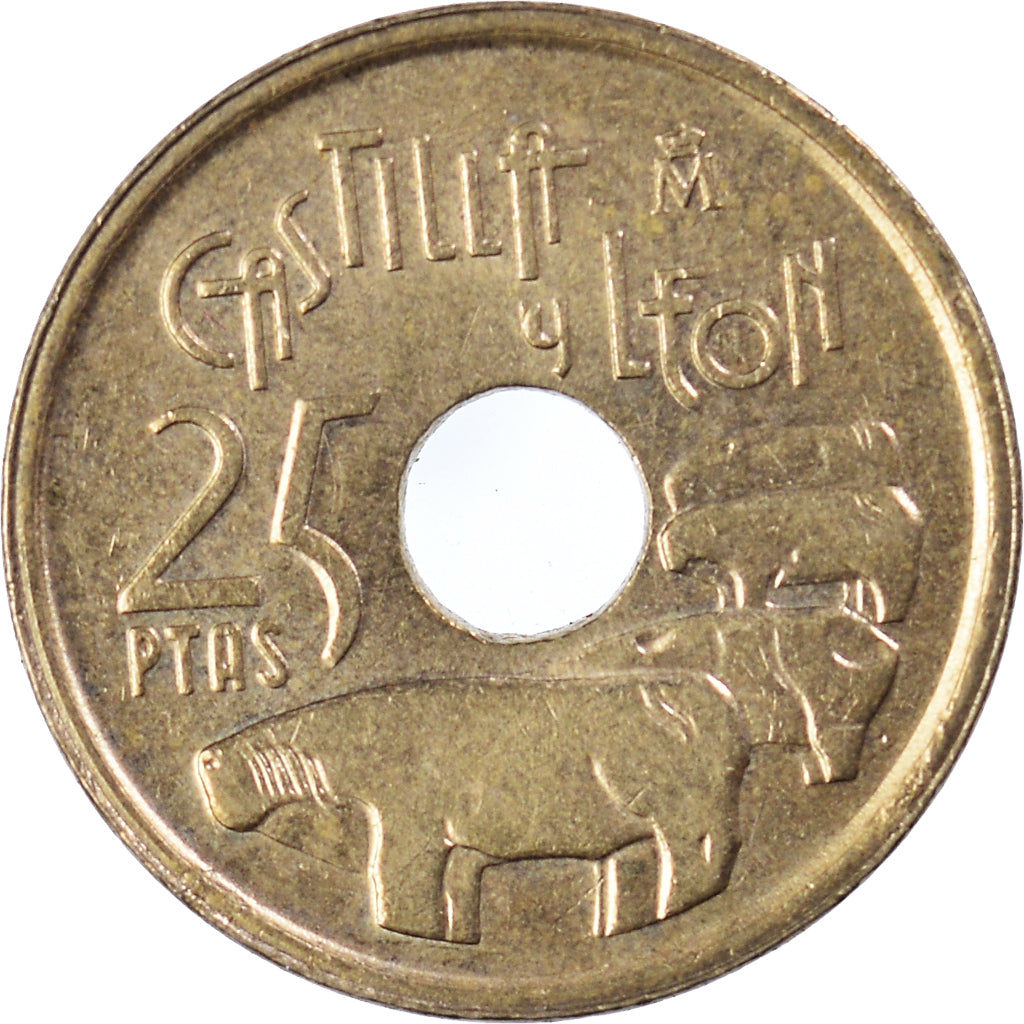 Moneta, Spagna, 25 Pesetas, 1995