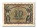 Greece, 10 Drachmai, 1944, KM #322, 1945-11-09, AU(50-53)