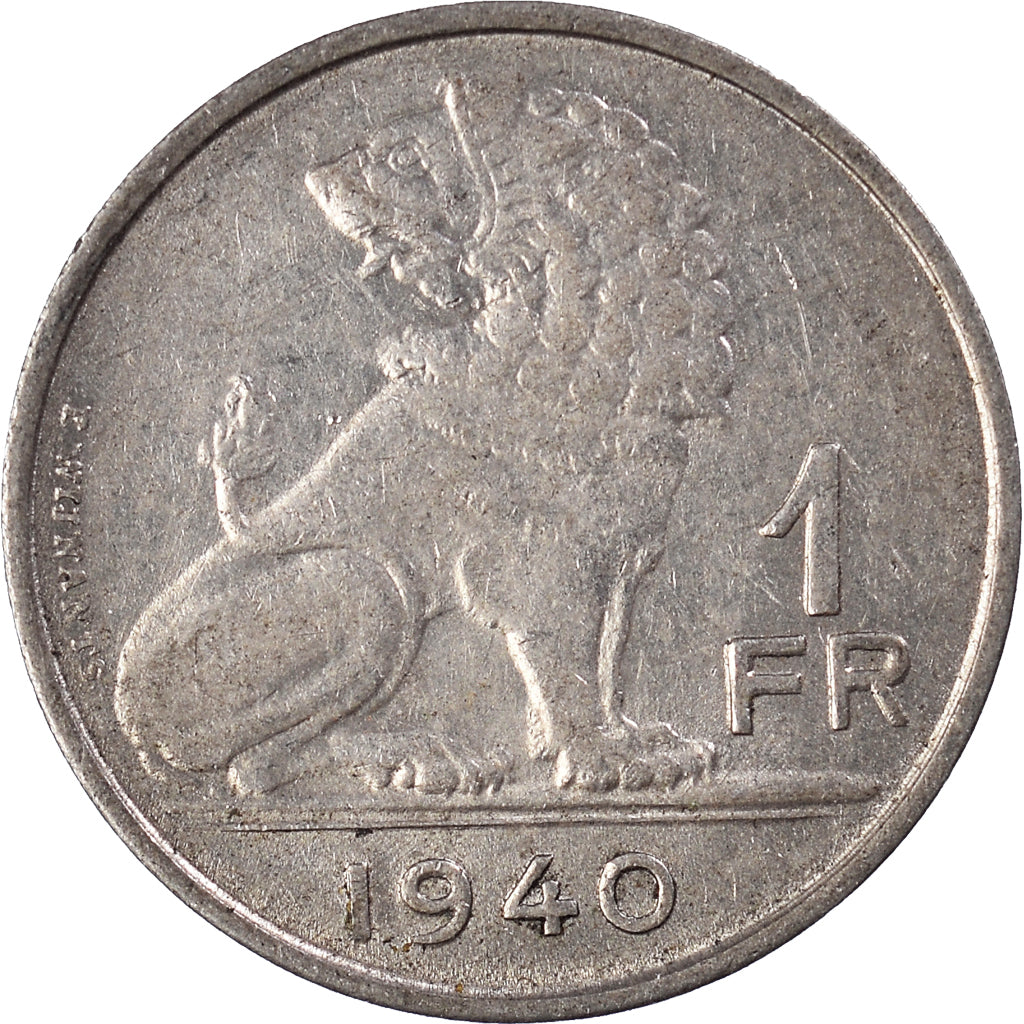 Moneta, Belgia, Franc, 1940