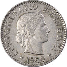 Munten, Zwitserland, 5 Rappen, 1954