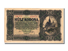 Hungary, 20 Korona, 1920, KM #61, 1920-01-01, UNC(60-62), 2A