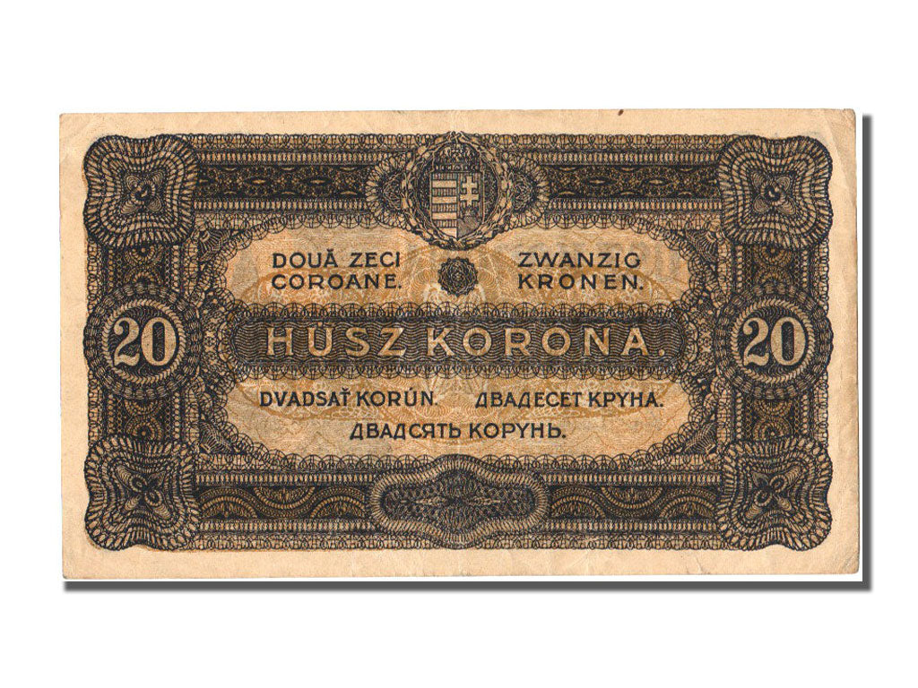 Hungary, 20 Korona, 1920, KM #61, 1920-01-01, UNC(60-62), 2A