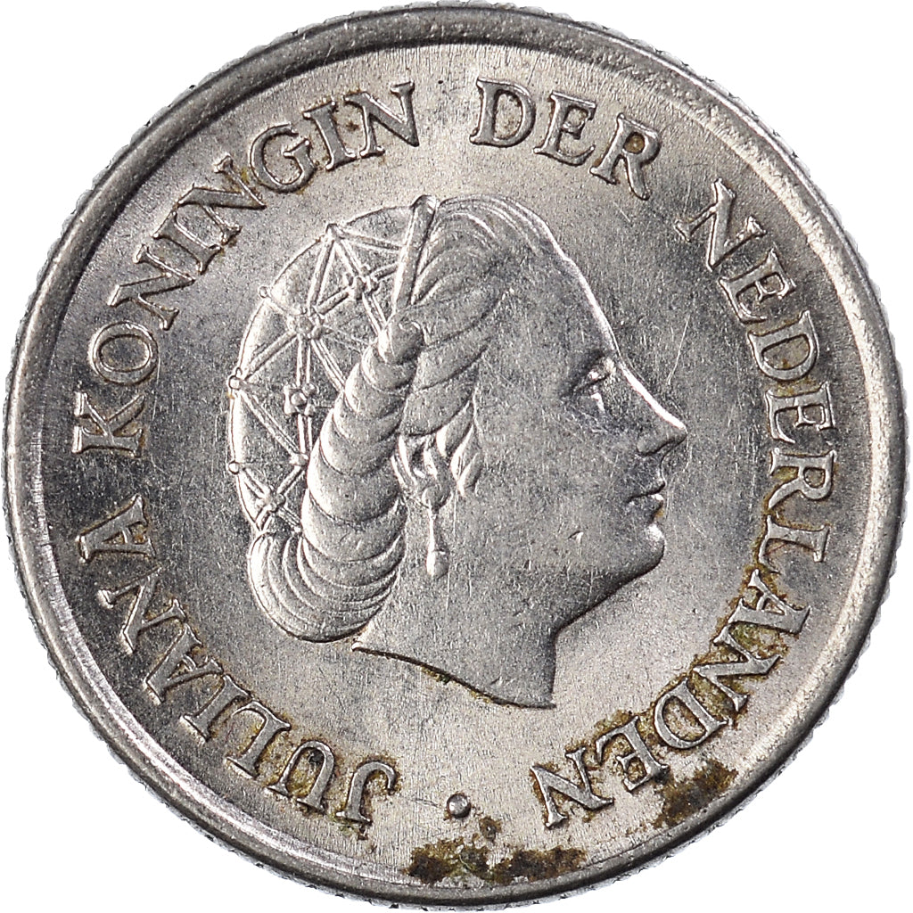 Munten, Nederland, 25 Cents, 1957