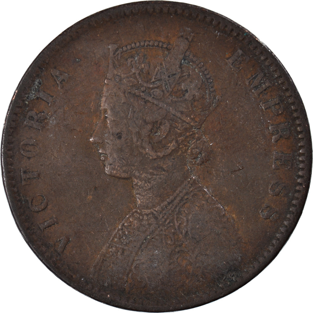Coin, INDIA-BRITISH, 1/2 Anna, 1877