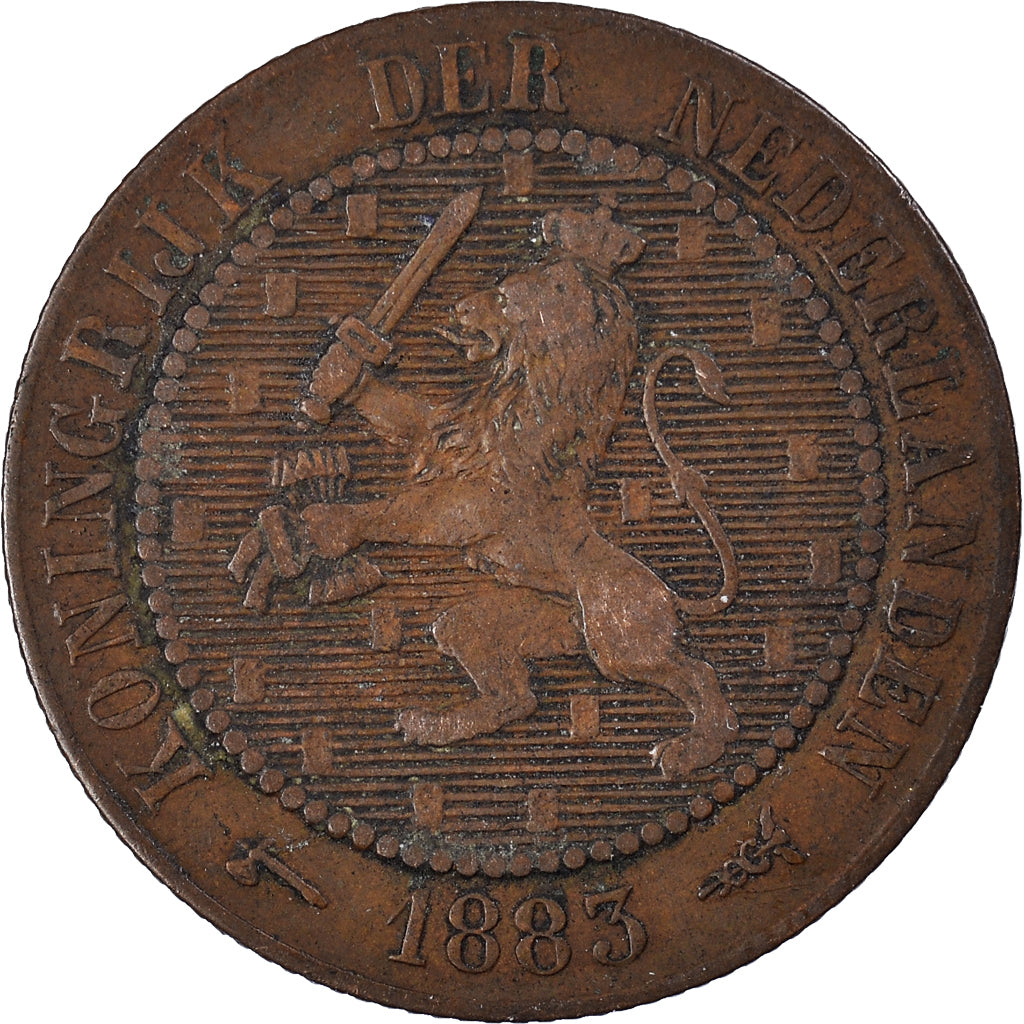 Coin, Netherlands, 2-1/2 Cent, 1883