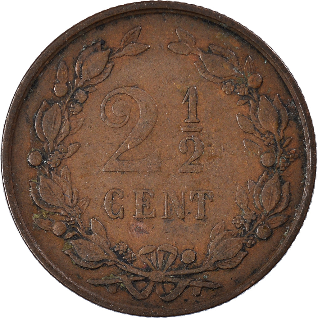 Coin, Netherlands, 2-1/2 Cent, 1883