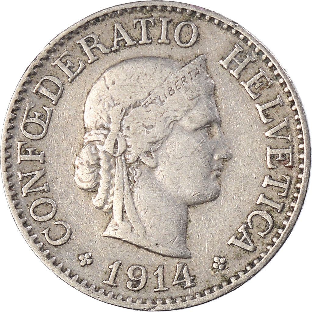 Moneta, Svizzera, 10 Rappen, 1914