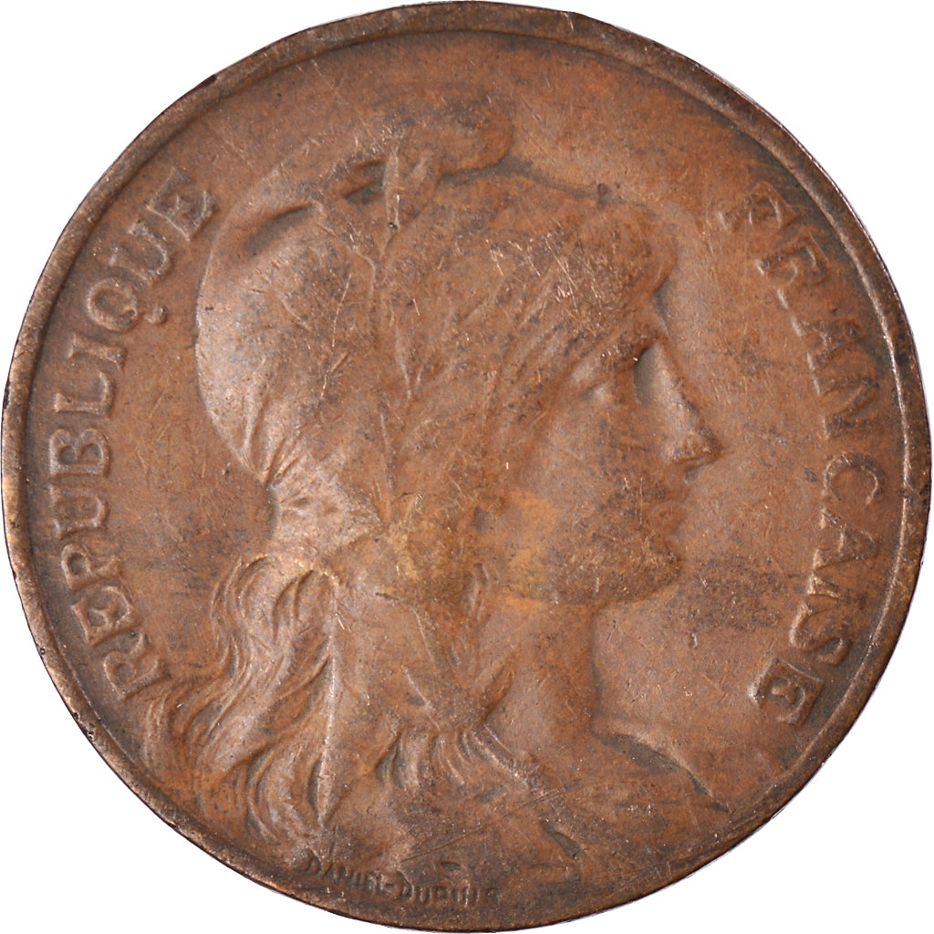 Moneta, Francja, 10 Centimes, 1912