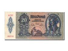 Hungary, 20 Pengö, 1941, KM #109, 1941-01-15, AU(55-58), C