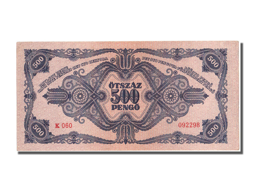 Hungary, 500 Pengö, 1945, KM #117a, 1945-05-15, UNC(60-62), K