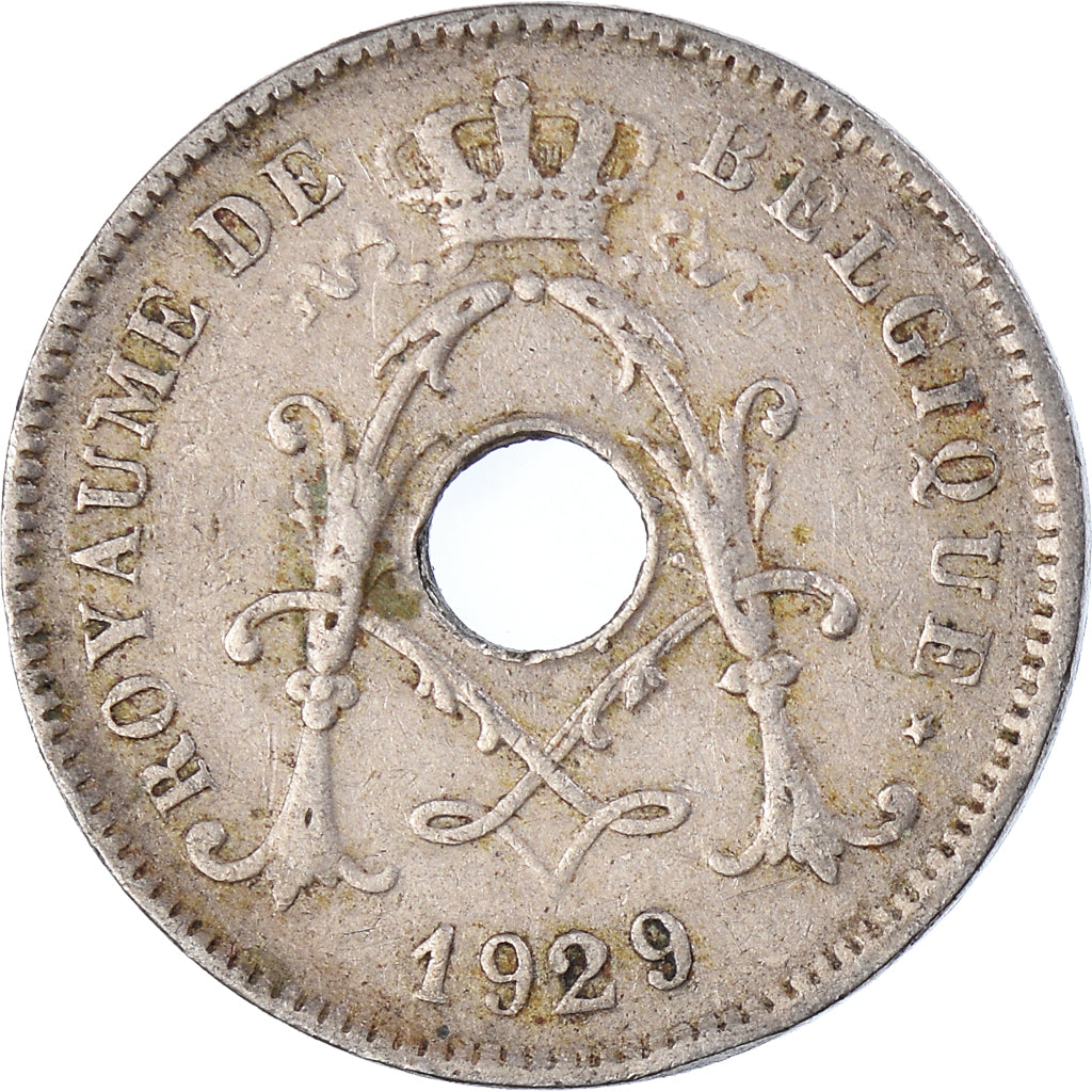 Münze, Belgien, 10 Centimes, 1929